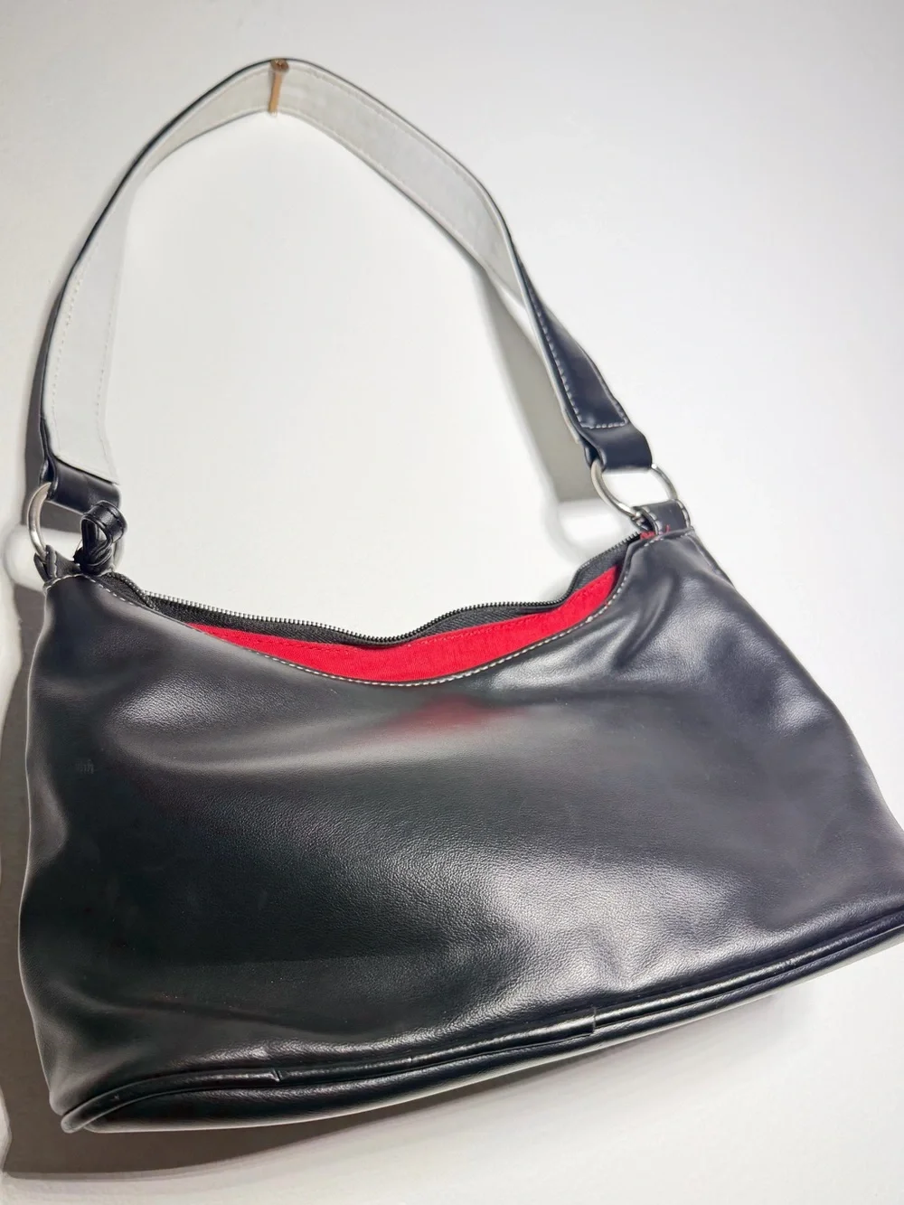 Black Mickey Patch Shoulder Bag - Women's Handbag